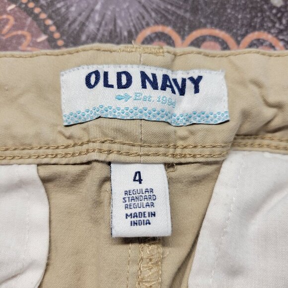 Old Navy Size 4 Regular Classic Khaki China Summer Casual Shorts - Picture 8 of 10